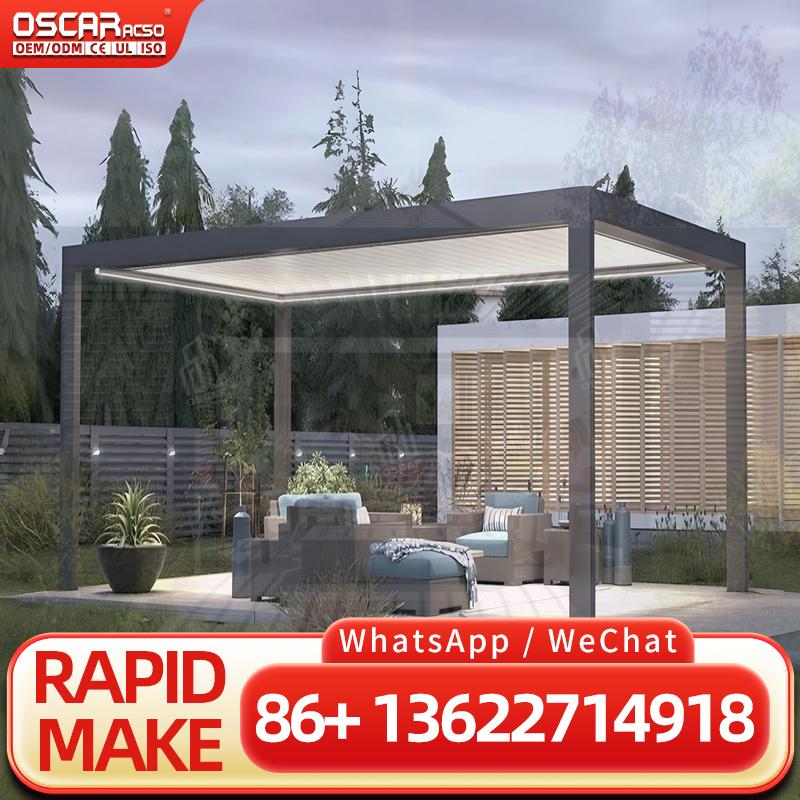 Smart Garden Electric Pergola - Customised Modern Foldable Waterproof Gazebo with