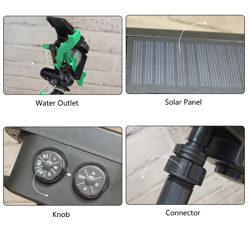 Smart Garden Construct - Smarted Solar Garden Watering Device Programmable