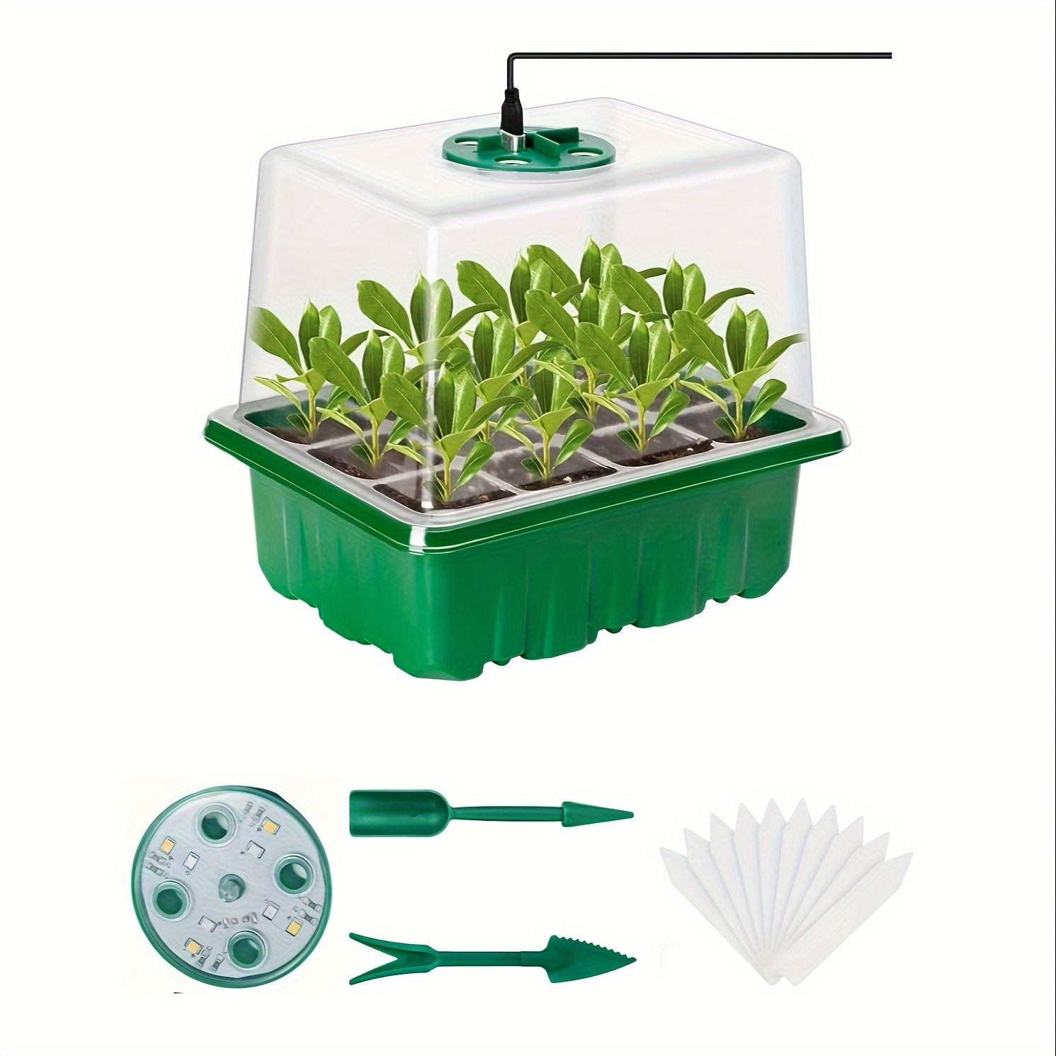 Plant Grow Light Full Spectrum - Seedling Starter Kit - 1/2/3 sets,