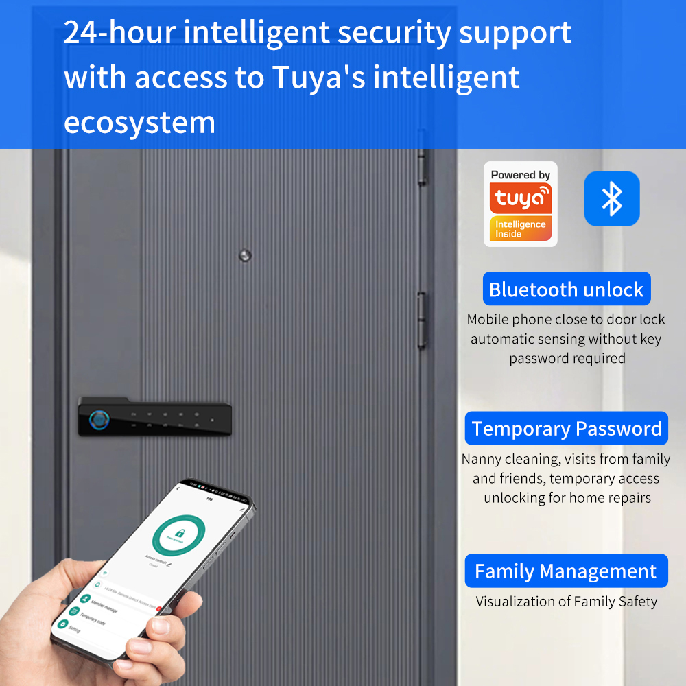 Minimalist Electronic Fingerpr - Smart Garden Door Lock ulasan dan harga