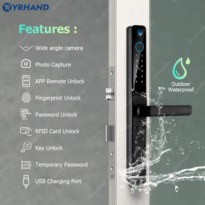 YRHAND IP66 Keyless Cat's Eye  - Smart Garden Door Lock ulasan dan harga