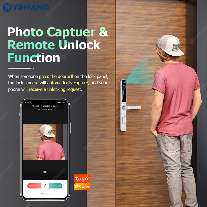 YRHAND IP66 Keyless Cat's Eye  - Smart Garden Door Lock ulasan dan harga
