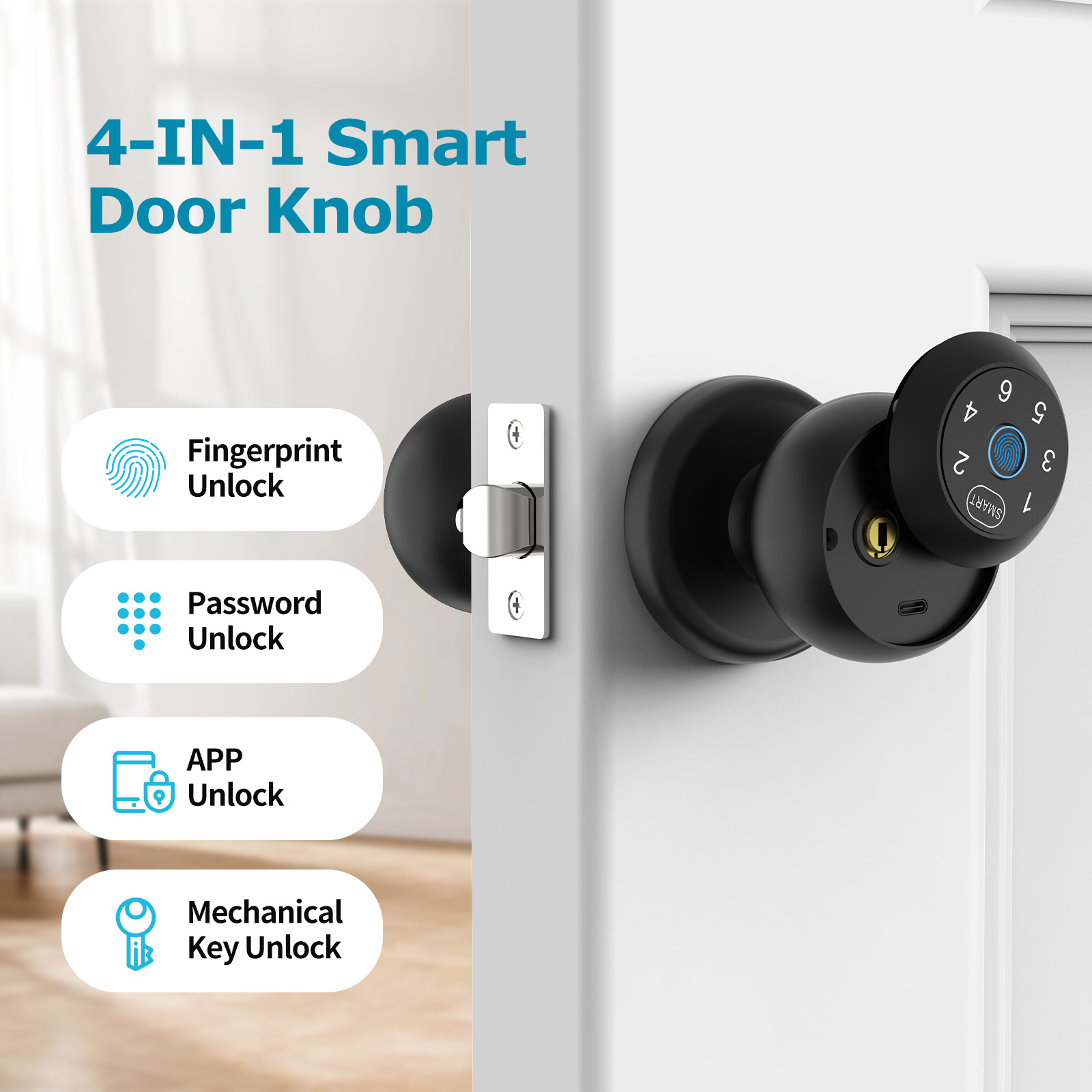 Viladepot Smart Lock Fingerpri - Smart Garden Door Lock ulasan dan harga