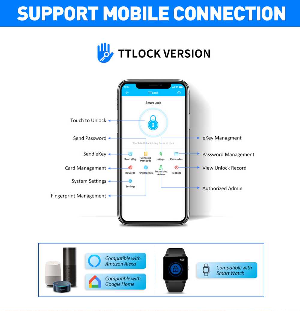 TTLOCK APP Outdoor Smart Lock  - Smart Garden Door Lock ulasan dan harga