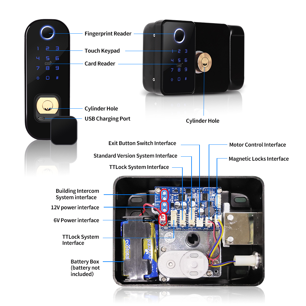 TTLOCK APP Outdoor Smart Lock  - Smart Garden Door Lock ulasan dan harga