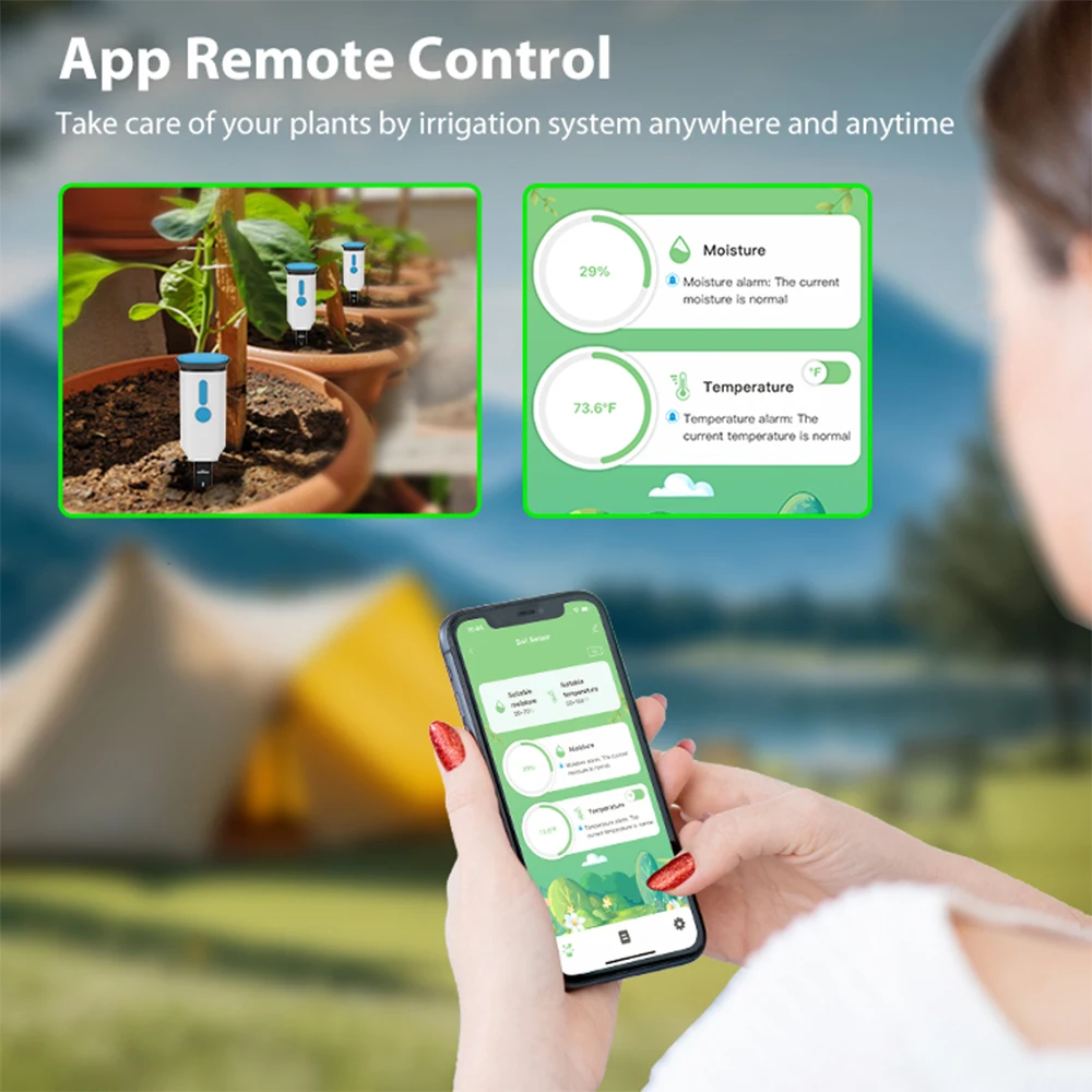 Haozee Tuya Smart WiFi Soil Mo - Smart Garden Sensors ulasan dan harga