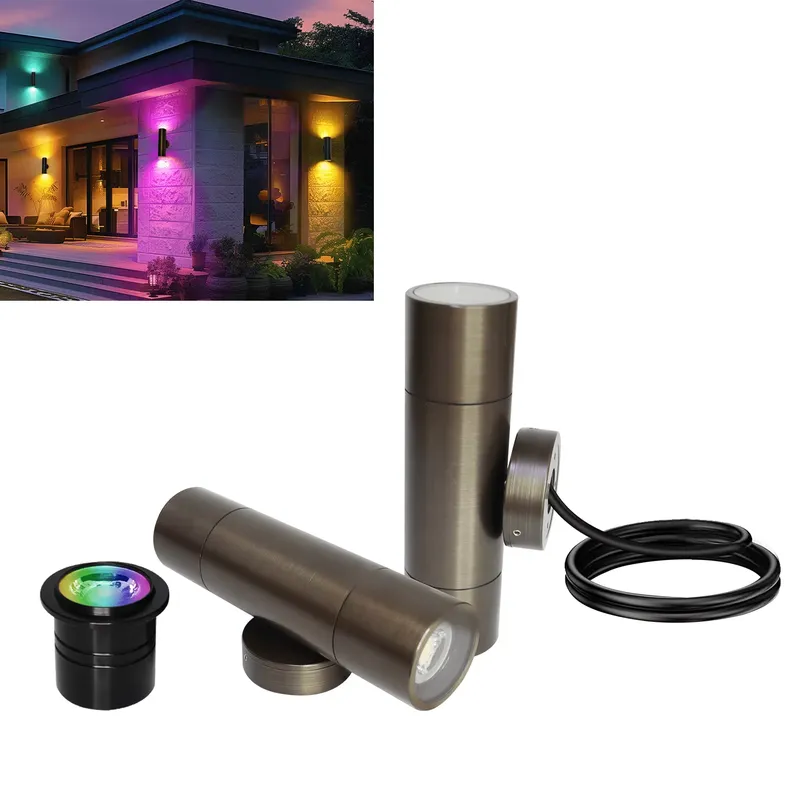 Durable Brass Outdoor LED Wall - Smart Garden Is ulasan dan harga