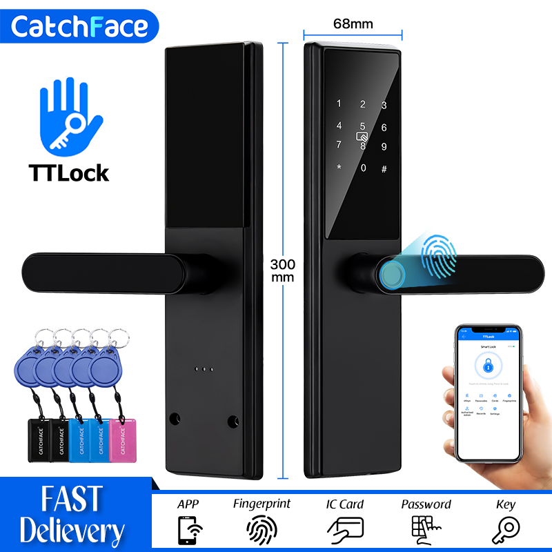 Bluetooth Fingerprint Door Loc - Smart Garden Door Lock ulasan dan harga
