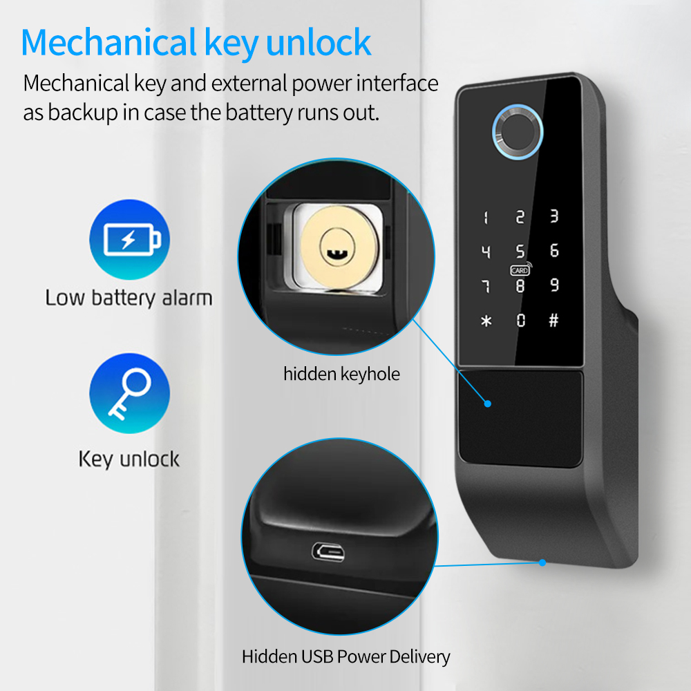 IP65 Waterproof TTLock Fingerp - Smart Garden Lock ulasan dan harga