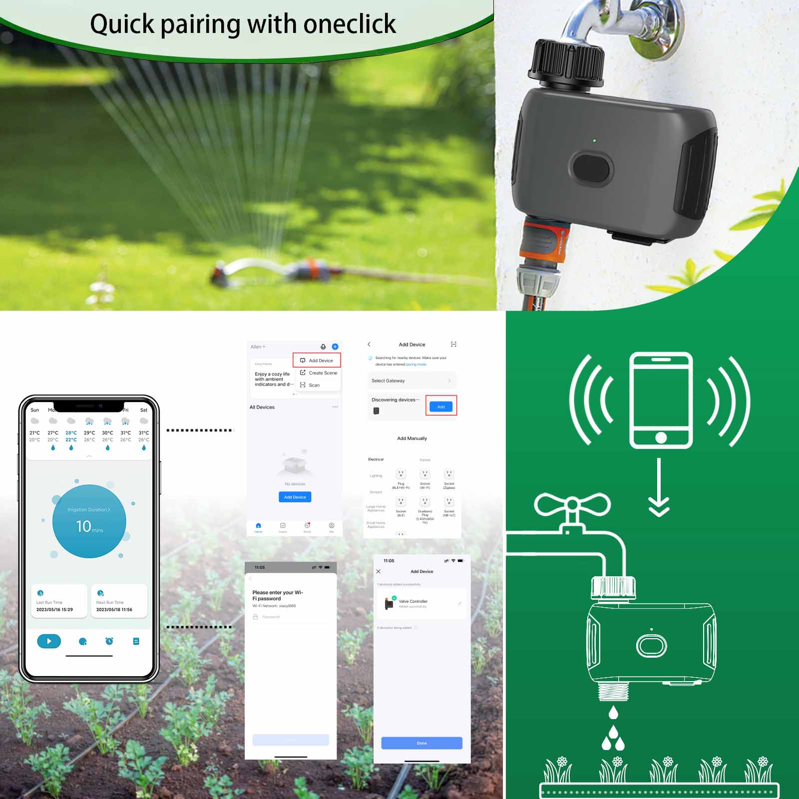 INSOMA automatic plant irrigat - Smart Garden Lock ulasan dan harga