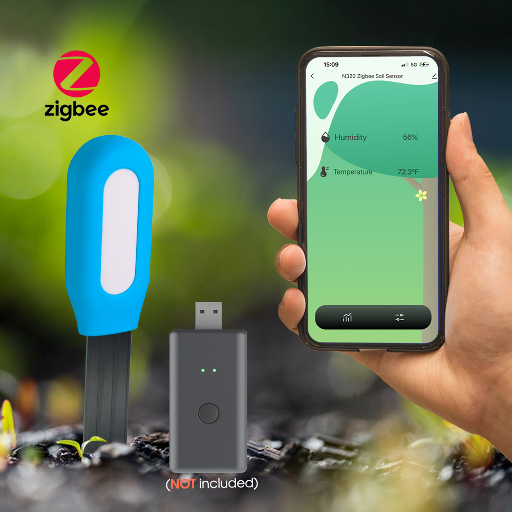 1PCS Tuya Zigbee Soil Sensor H - Smart Garden Is ulasan dan harga
