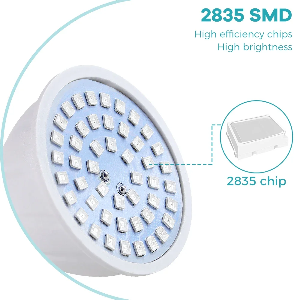 Plant Grow Light 220V LED Bulb - Plant Grow Light Full Spectrum ulasan dan harga