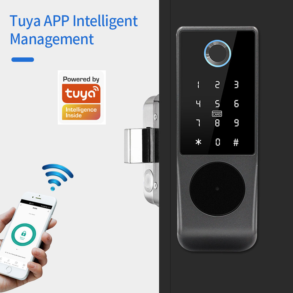 TUYA WIFI Smart Door Lock Fing - Smart Garden Door Lock ulasan dan harga