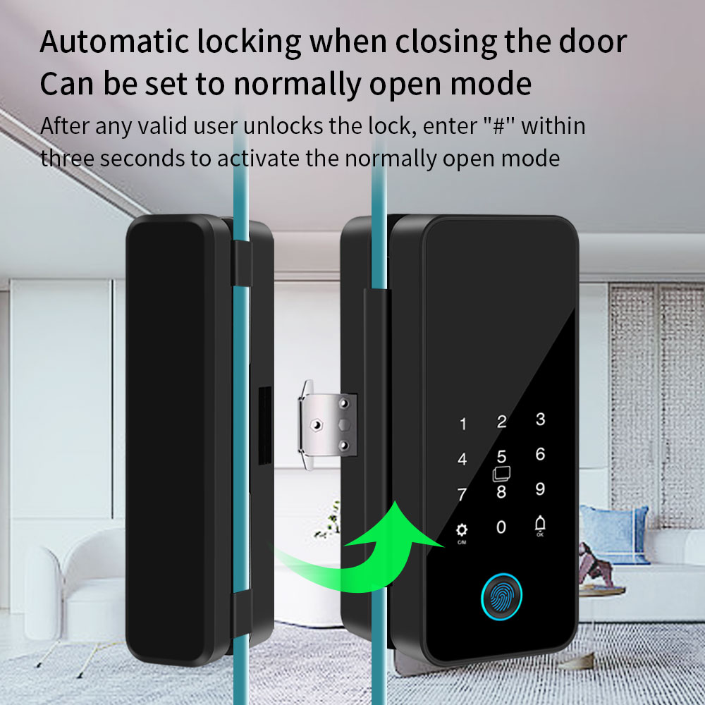 Tuya Smart Life Bluetooth Glas - Smart Garden Door Lock ulasan dan harga
