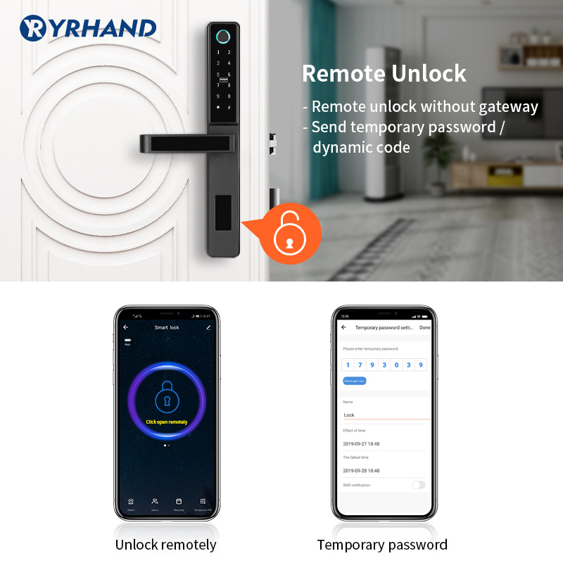 Tuya WiFi App Smart Door Lock  - Smart Garden Door Lock ulasan dan harga
