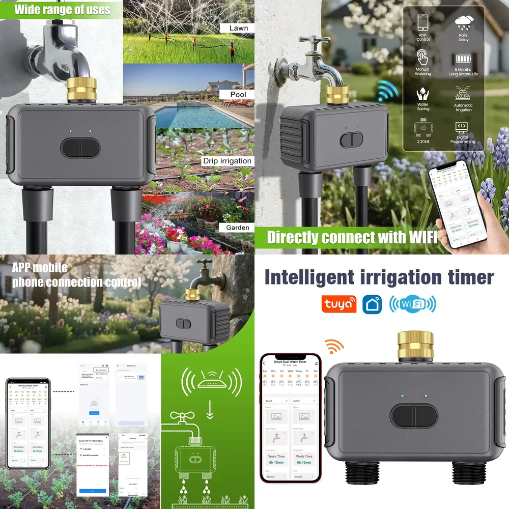 WAP01 WiFi APP Control Dual Ho - Smart Garden Is ulasan dan harga