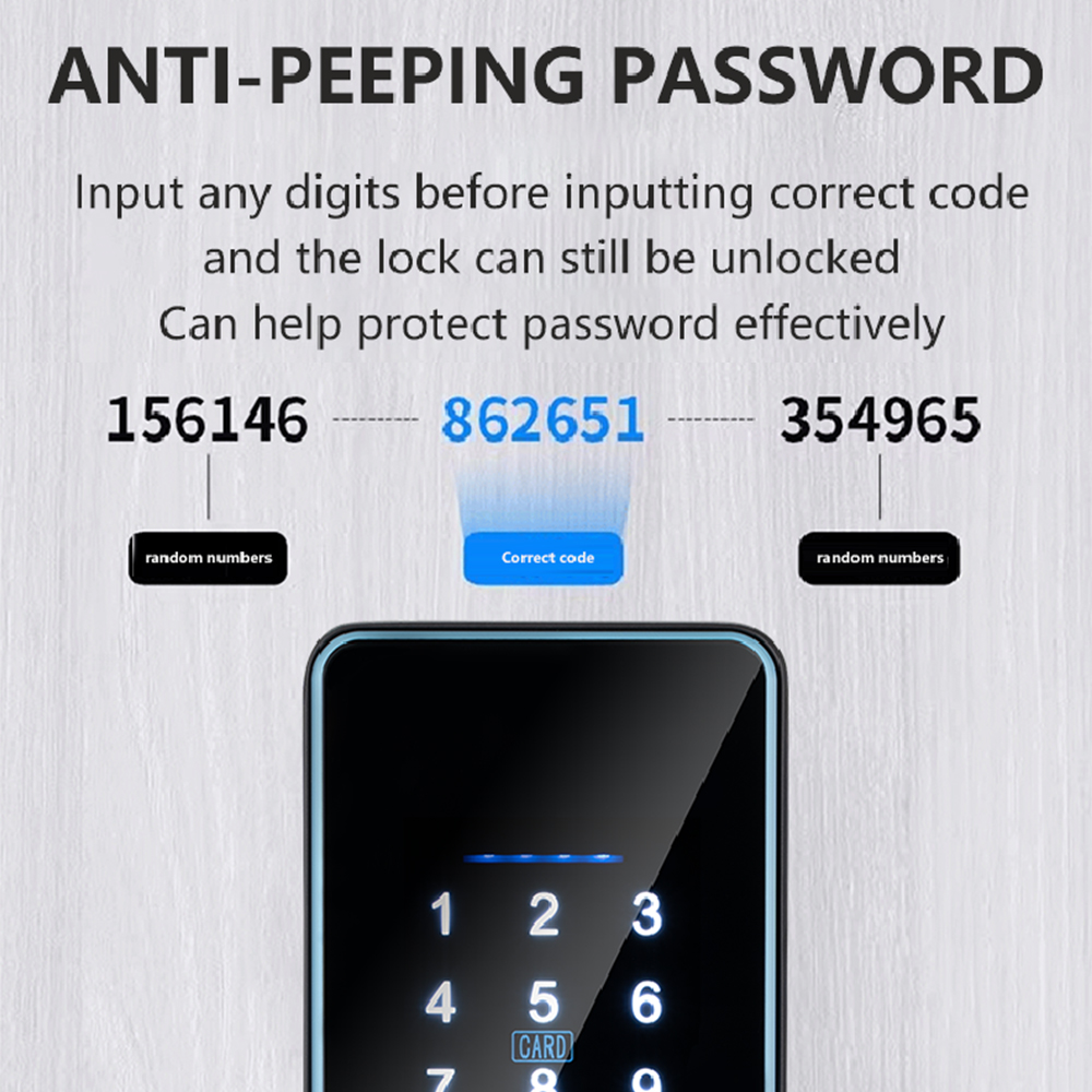 2026 New WiFi Tuya APP Smart D - Smart Garden Door Lock ulasan dan harga