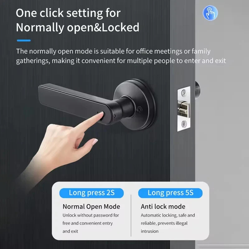 Tuya App Bluetooth Smart Finge - Smart Garden Door Lock ulasan dan harga