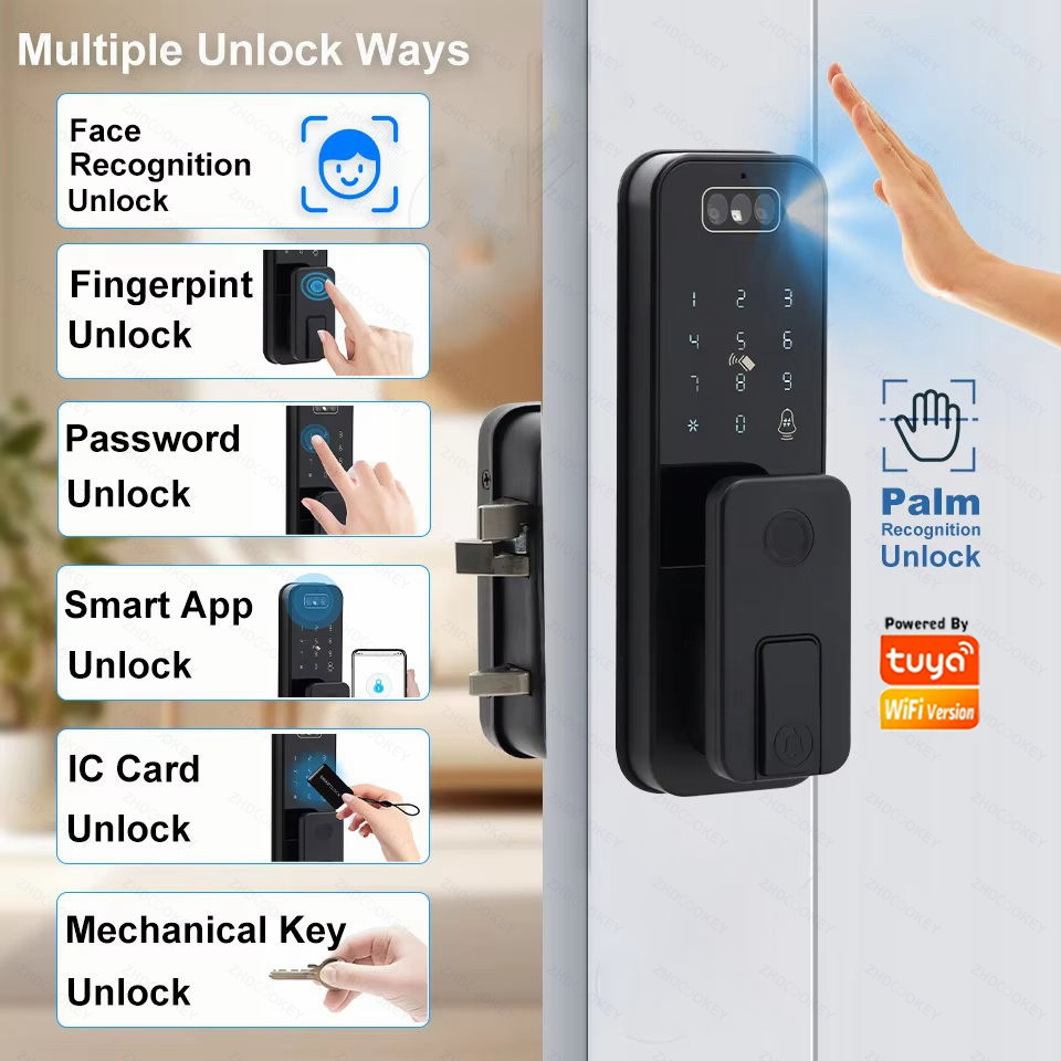 Smart Tuya WiFi APP Bluetooth  - Smart Garden Door Lock ulasan dan harga