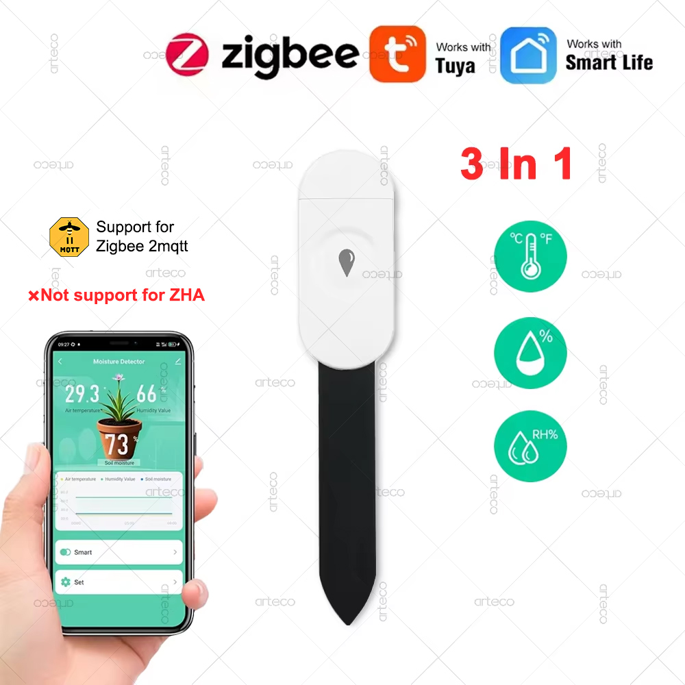 Tuya Zigbee Temperature Humidi - Smart Garden Sensors ulasan dan harga