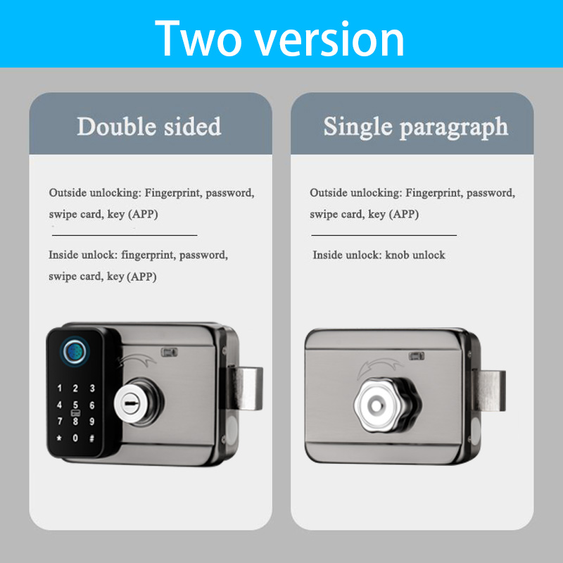 Waterproof Smart Door Lock Fin - Smart Garden Door Lock ulasan dan harga