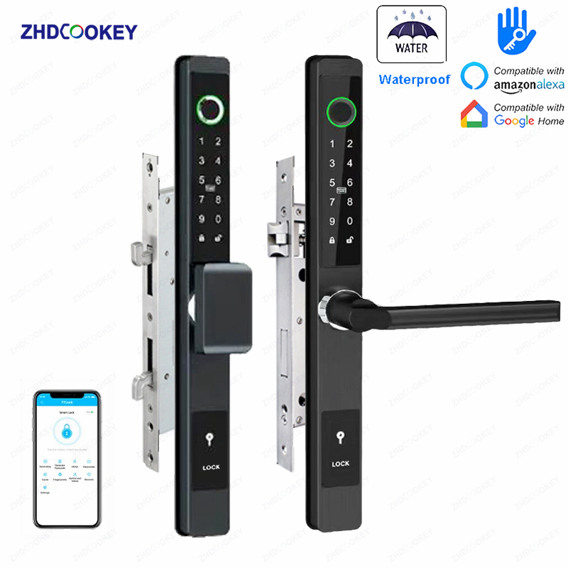 ZHDCOOKEY Biometric Digital Do - Smart Garden Door Lock ulasan dan harga
