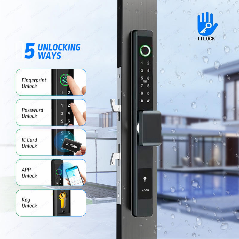 ZHDCOOKEY Biometric Digital Do - Smart Garden Door Lock ulasan dan harga