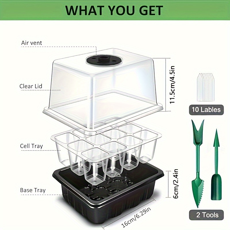 Seedling Starter Kit - 1/2/3 s - Plant Grow Light Full Spectrum ulasan dan harga