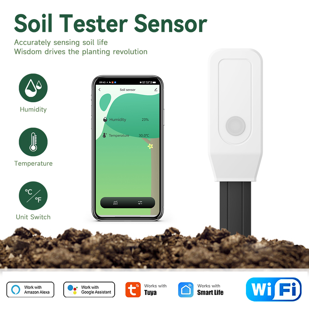 Tuya Smart WiFi Soil Tester Te - Smart Garden Sensors ulasan dan harga