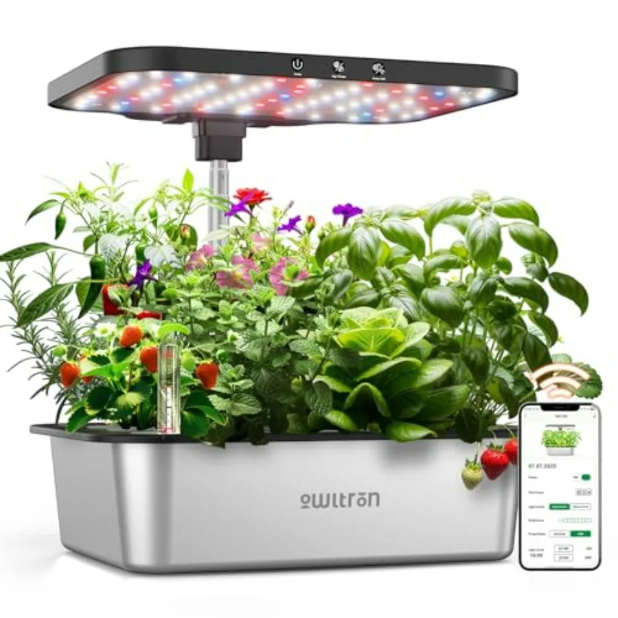 Indoor herb garden kit with 15 - Smart Garden Construct ulasan dan harga