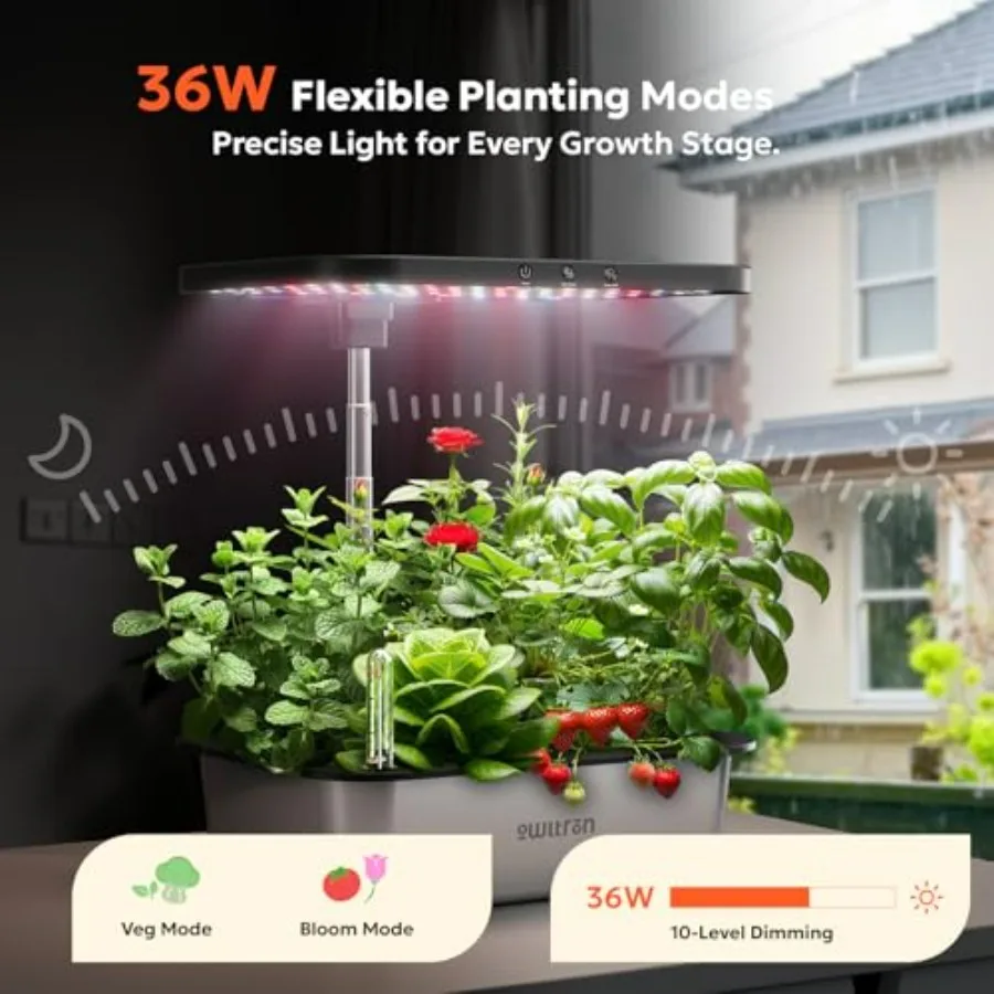 Indoor herb garden kit with 15 - Smart Garden Construct ulasan dan harga