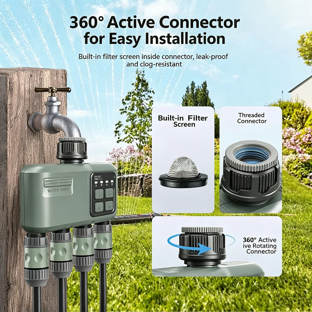 WiFi RF433 Smart Garden Sprink - Smart Garden Lock ulasan dan harga