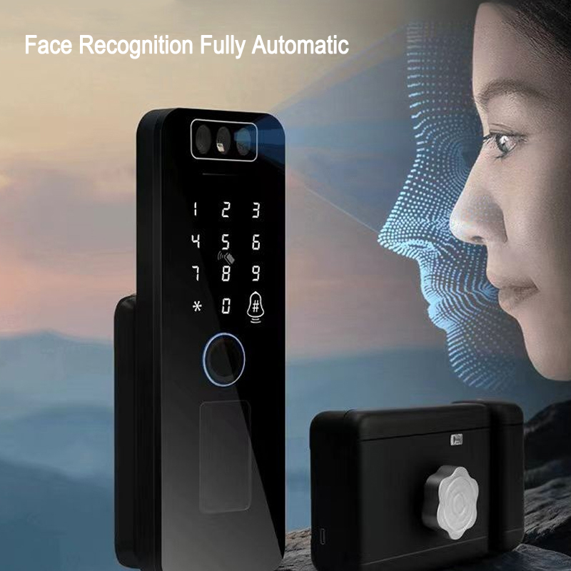 Tuya Wifi SmartLife 3D Face Re - Smart Garden Door Lock ulasan dan harga