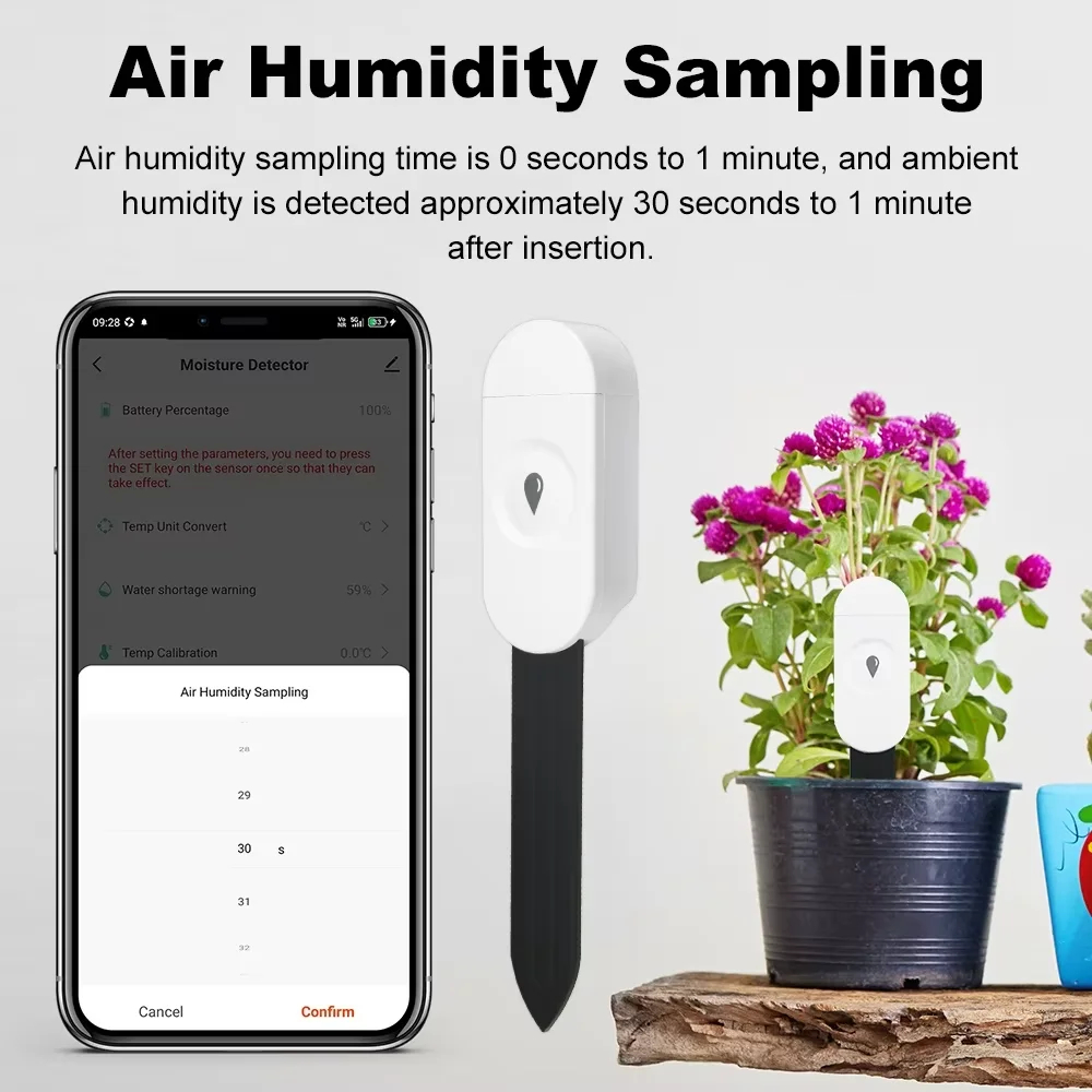 Zigbee Temperature Humidity Mo - Smart Garden Sensors ulasan dan harga