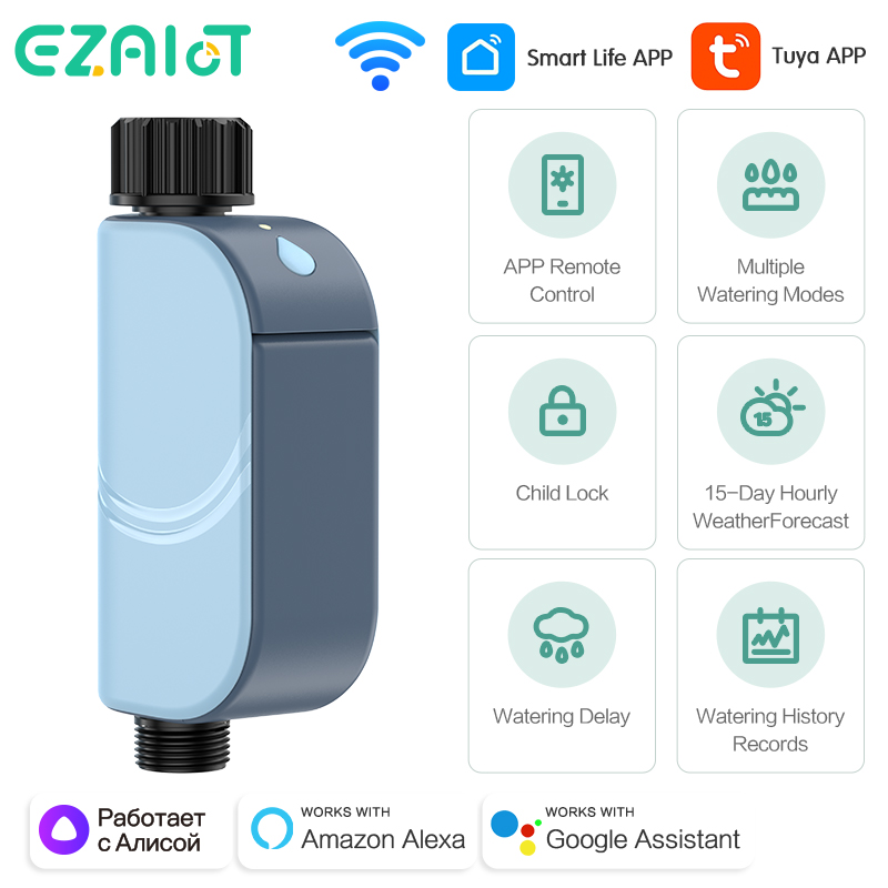 Smart Tuya WIFI Garden Waterin - Smart Garden Lock ulasan dan harga