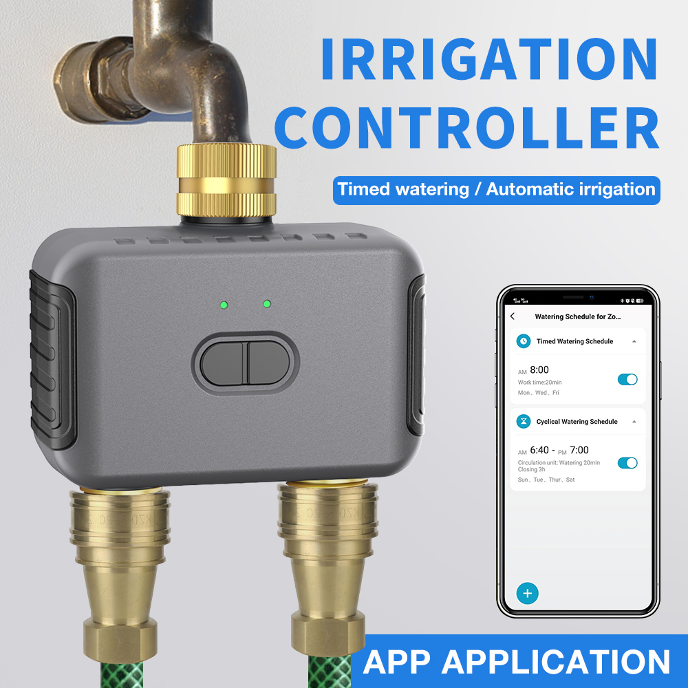 Tuya 2 Zone Watering Timer Gar - Smart Garden Is ulasan dan harga