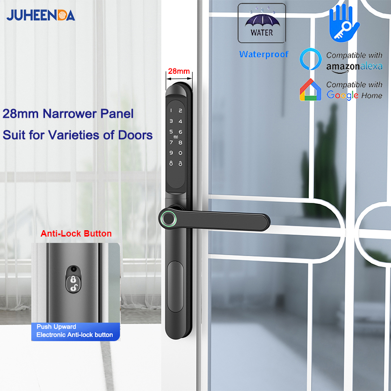 TTLock App Smart Aluminum Door - Smart Garden Door Lock ulasan dan harga