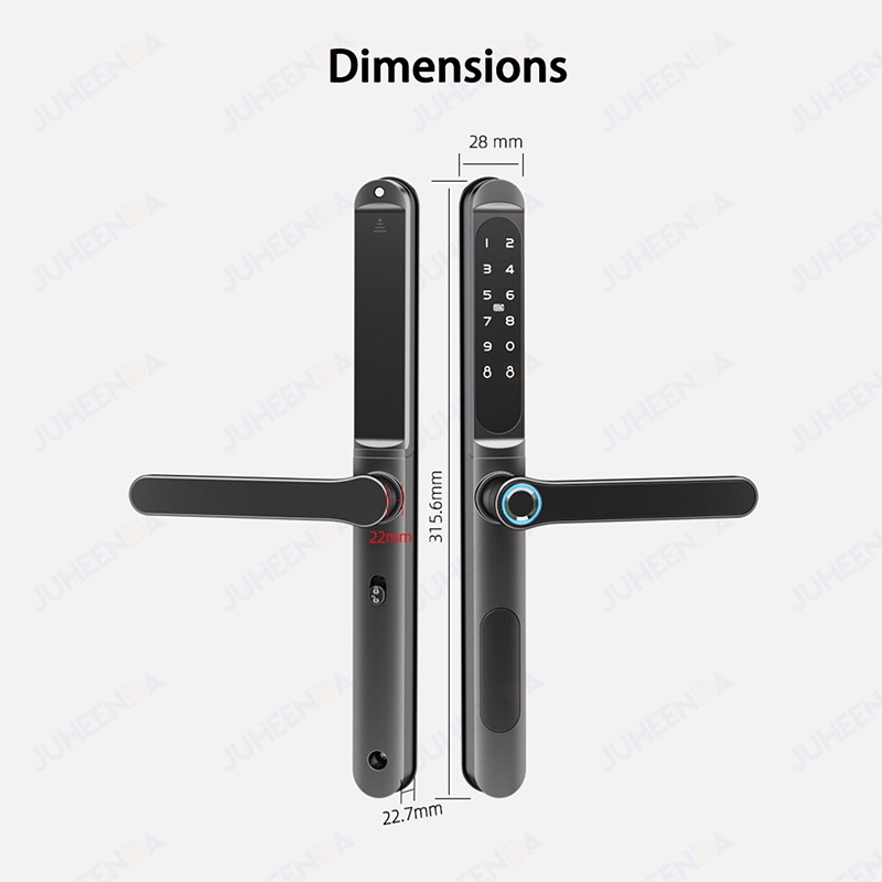 TTLock App Smart Aluminum Door - Smart Garden Door Lock ulasan dan harga