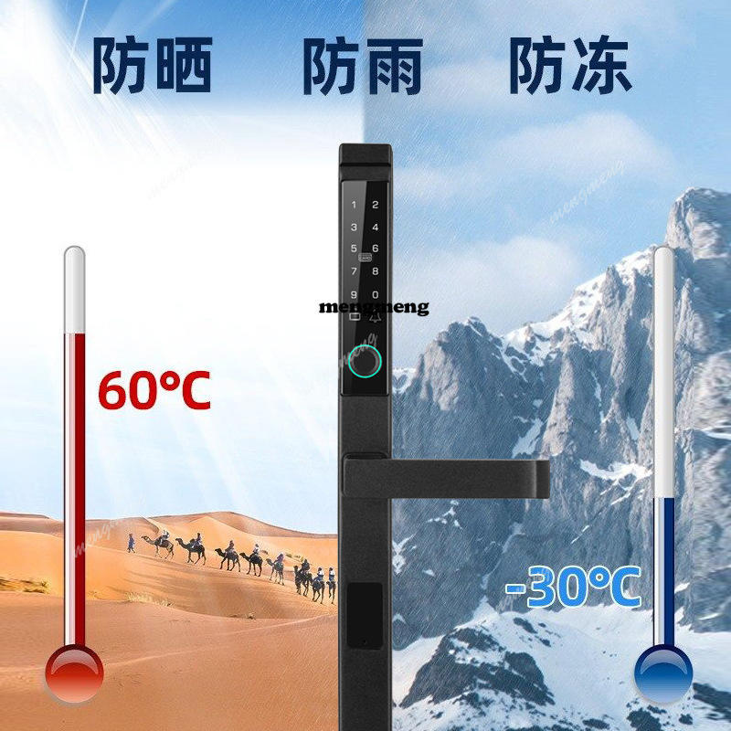 Garden double-sided waterproof - Smart Garden Door Lock ulasan dan harga